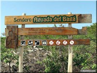 Sandy trail « Aguada del Baga »